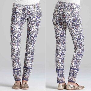 Tory Burch Cropped Skinny - Fun Fan Pattern - Izzy Pattern